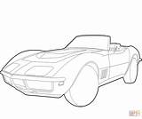 Corvette Stingray Getcolorings Pickup Zentangle Drukuj sketch template