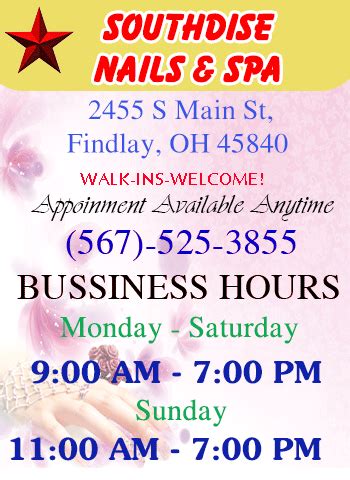 contact  southside nails spa