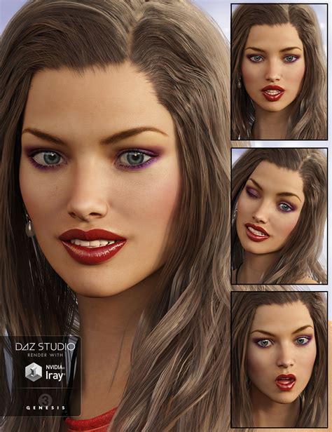 Feel It Mix And Match Expressions For Victoria 7 Daz 3d