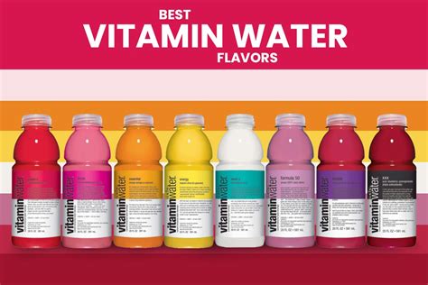 vitaminwater flavors ranked