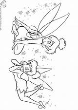 Coloring Friends Pages Tinkerbell Getcolorings sketch template