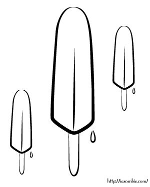 ice cream pop coloring pages coloring pages