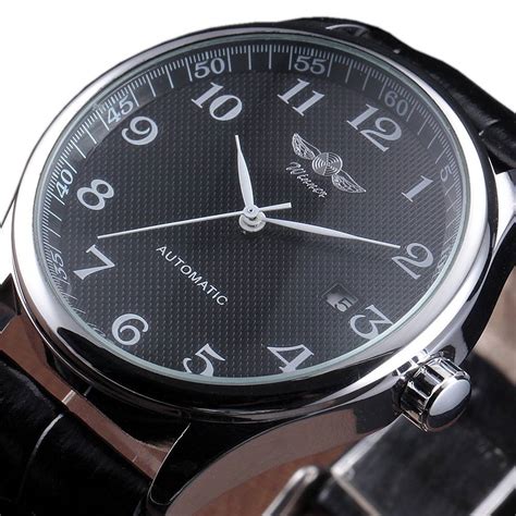 luxury classic leather automatic watches  men