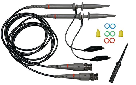 sets oscilloscope probe mhz    hp tektronix  gray ast labs
