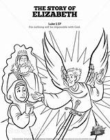 Coloring Elizabeth Pages Sunday School Zechariah Luke Story Bible Sharefaith Kids Church Color Printable Colorings Getcolorings Websites Graphics Getdrawings Lessons sketch template