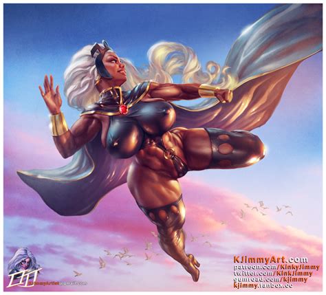 X Mens Storm Thicc Pinup By Kinkyjimmy Hentai Foundry
