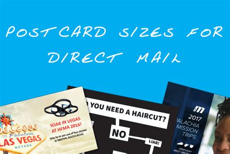 Postcard Sizes For Direct Mail – Direct Mail Marketing Postcard Marketing