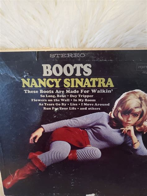 Vintage Albulm Nancy Sinatra These Boots Are Made For Walking Etsy