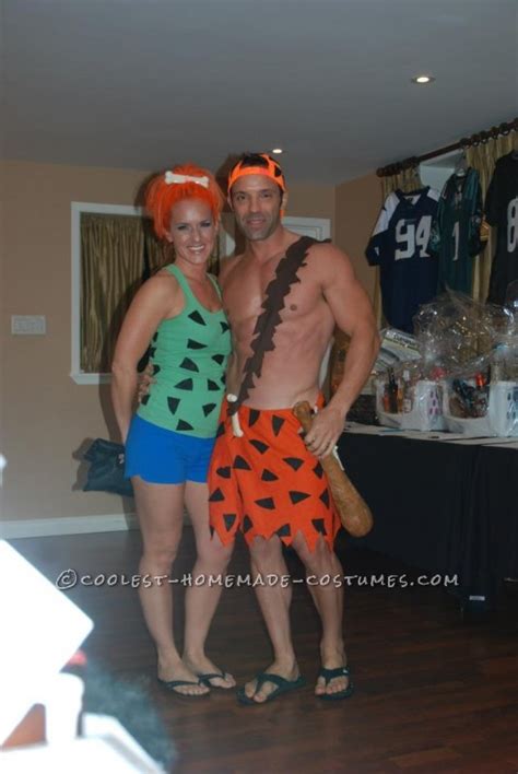 simple and fun pebbles and bamm bamm couple halloween costume