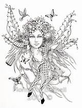 Coloring Pages Fairy Ups Grown sketch template
