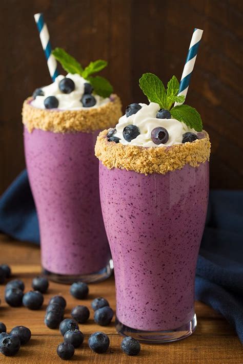 blueberry cheesecake protein shake cooking classy