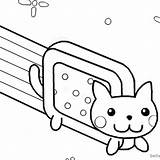 Nyan Lineart Pags sketch template