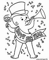 Nouvel Ausmalbild Neujahr Jahr Malvorlagen Silvester Kostenlos Bestcoloringpagesforkids sketch template