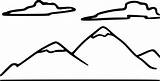 Mountain Clipart Mountains Outline Clip Drawing Line Silhouette Slope Book Diagram Triangle Landscape Svg Transparent Drawings Clipartmag Webstockreview Paintingvalley Angle sketch template