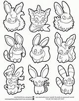 Pokemon Coloriage Eevee Lucario Evolutions Coloriages Imprimer Inspirant Páginas Gratis Eeveelutions sketch template