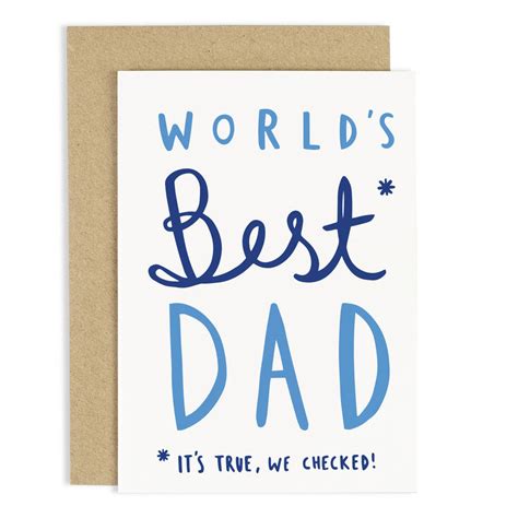 worlds  dad fathers day card   english company notonthehighstreetcom