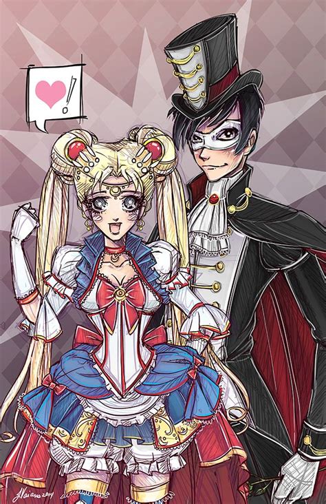 Sailor Moon And Tuxedo Mask With Images Sailor Moon