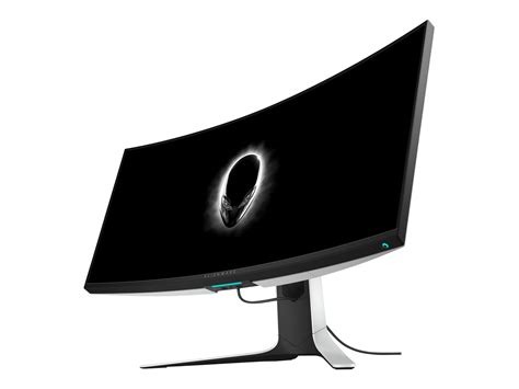 alienware awdw led monitor curved   viewable    wqhd   hz