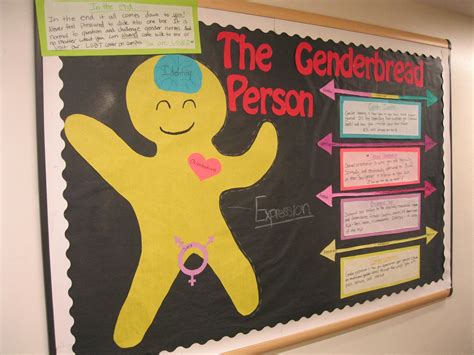 genderbread person bulletin board gender identity life as a hall director pinterest