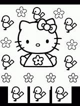 Coloring Kitty Hello Pages Drawing Owens Jesse Super Popular Colouring Library Clipart sketch template