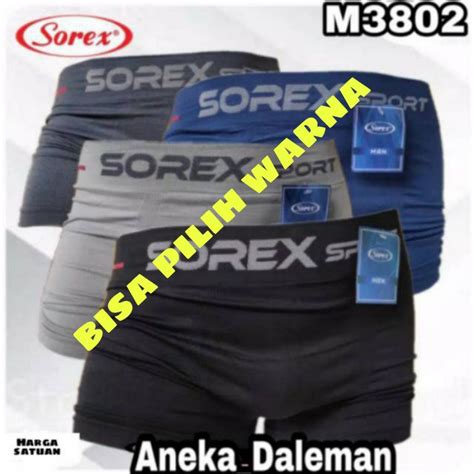 Jual Celana Dalam Boxer Pria Sorex Man Sport M3802 M 3802 M 3804