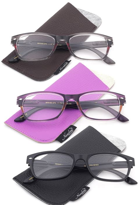 packs fashion vintage multi colors reading glasses  women reading