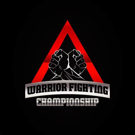 fists  triangle fighting logo  vector art  vecteezy