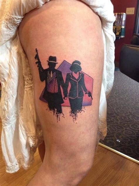 15 Bonnie And Clyde Tattoos For Badass Couples Bonnie And Clyde
