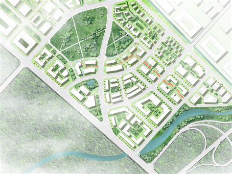 urban design master plan rendering  land space  dribbble