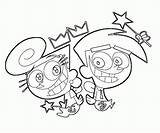 Coloring Fairly Odd Parents Oddparents Pages Fairy Cosmo Cartoon Printable Wanda Color Book Colouring Print Popular Getdrawings Getcolorings Coloringhome sketch template