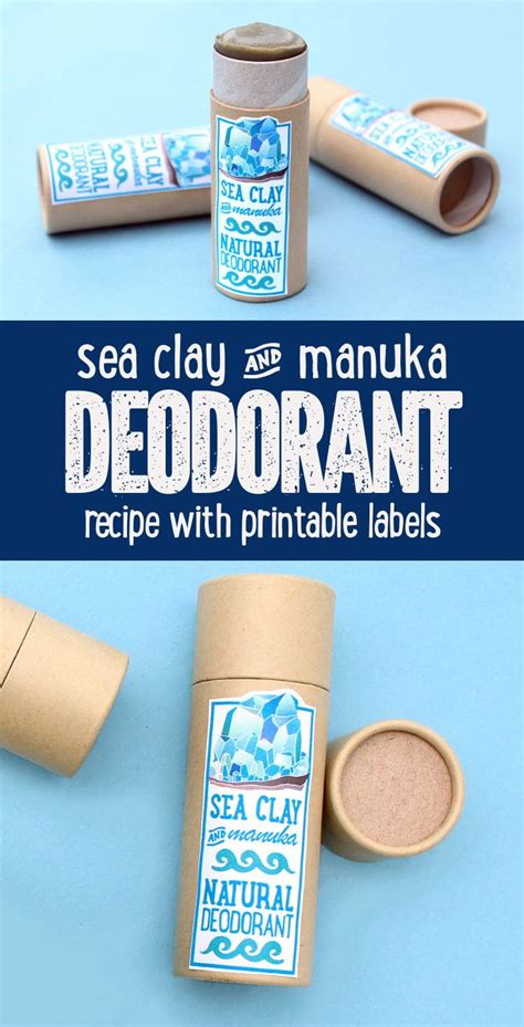 manuka oil deodorant recipe with detoxifying sea clay diy beauty recipes desodorante natural