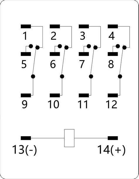 idec  pin relay wiring diagram