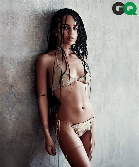 zoë kravitz gets nearly naked for gq see the sexy pic e news