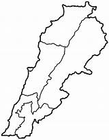 Lebanon Governorates Outline Mapsof Wikimedia Islands sketch template