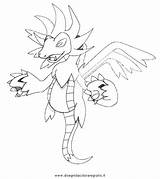 Hydreigon sketch template