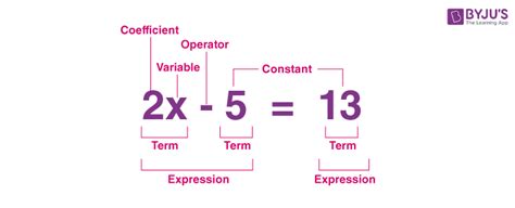 equation definition  equation parts types  examples