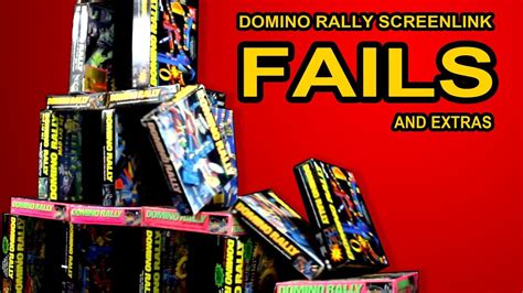 fails  extras spectacular domino rally stunt screenlink youtube