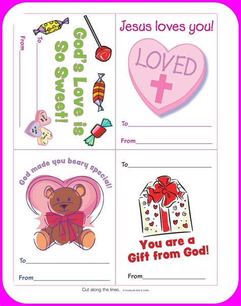 christian valentines printables  kids courtesy  craft