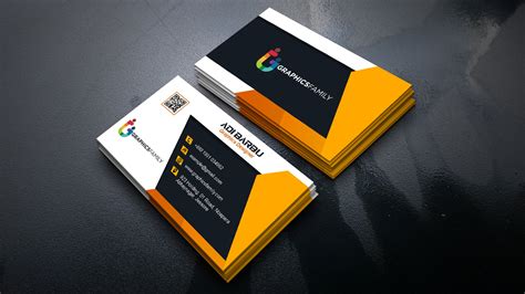 top quality modern business card template graphicsfamily