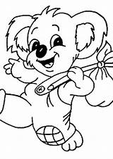 Coloring Pages Koala Para Dibujos Printable Baby Koalas Cute Colorear Animal Animals Bear Kids Cartoon Clipart Cliparts Print Sheet Pintar sketch template