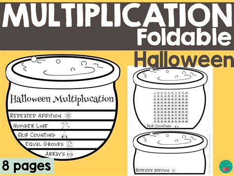 halloween multiplication activities  teach simple