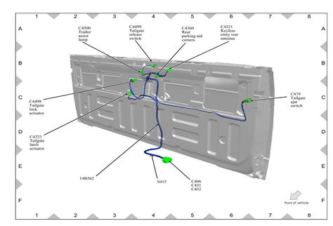 oem electric tailgate diagram    ford  lariat ford  forum