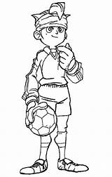 Inazuma Eleven Coloring Pages Endou Kids Color Print Printable Mamoru Keeper Goal Children Anime 1280px Xcolorings Justcolor sketch template