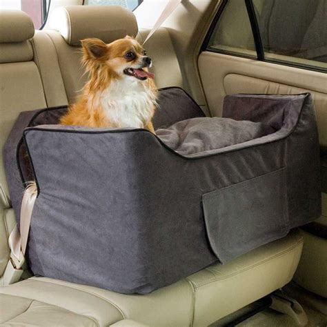 snoozer large luxury lookout ii dog car seat  microsuede   pet car seat dog car seats