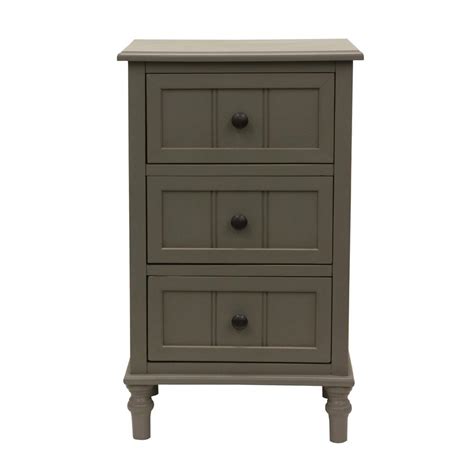 decor therapy  drawer eased edge gray  table fr  home depot