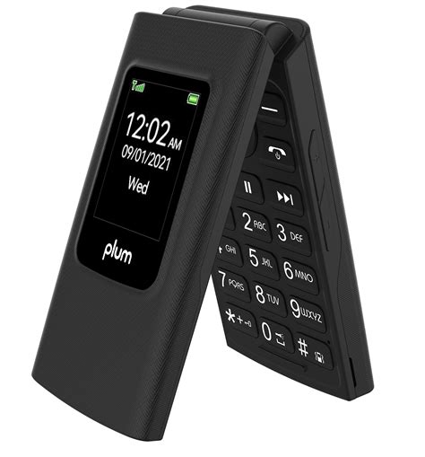 Buy Plum Flipper 4g Volte Flip Phone Att Tmobile Speed Talk 2022 Model