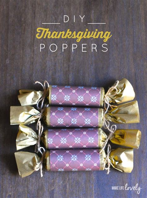 diy thanksgiving poppers