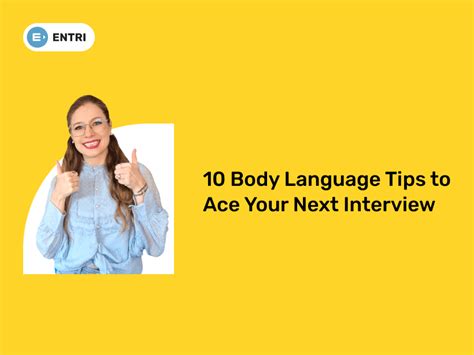 10 Body Language Tips For Your Next Job Interview Entri Blog