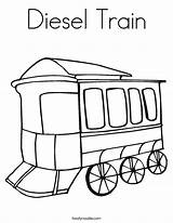 Train Coloring Diesel Locomotive Pages Wagon Station Crossing Color Outline Printable Print Freight Noodle Getdrawings Getcolorings Subway Twistynoodle Built California sketch template