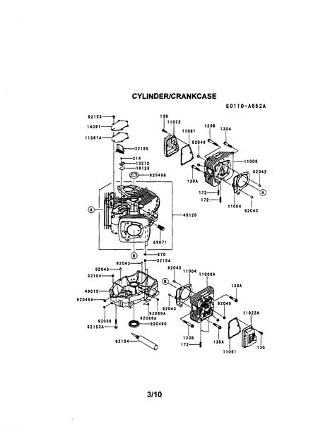 kawasaki engine parts model frv  sears partsdirect